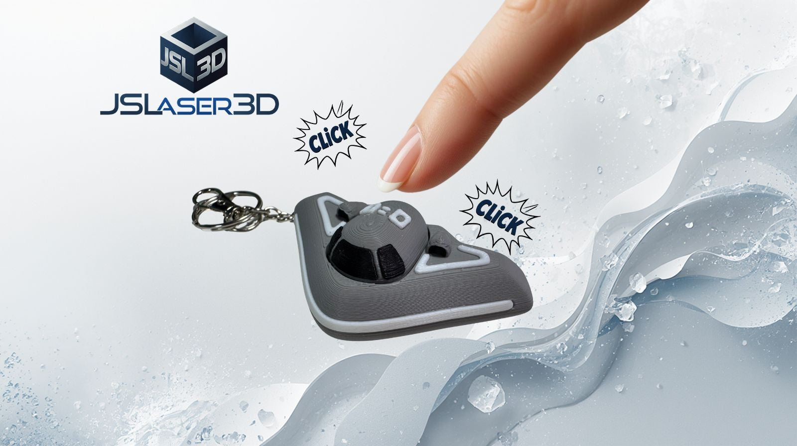 B2 Spirit Bomber Clicker Keychain