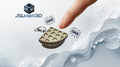 Waffle Ice Cream Sandwich Clicker Keychain